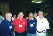 At a Harmony Weekend, Alan, Reg, David, Bob